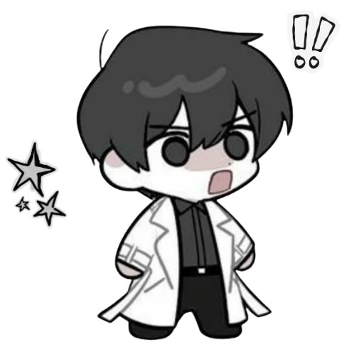 Surprised character